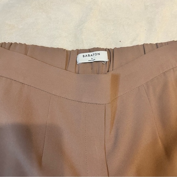 Aritzia Babaton | Lightweight Conan Pant | Nutmeg with white stripe | Size 6 - Picture 10 of 13